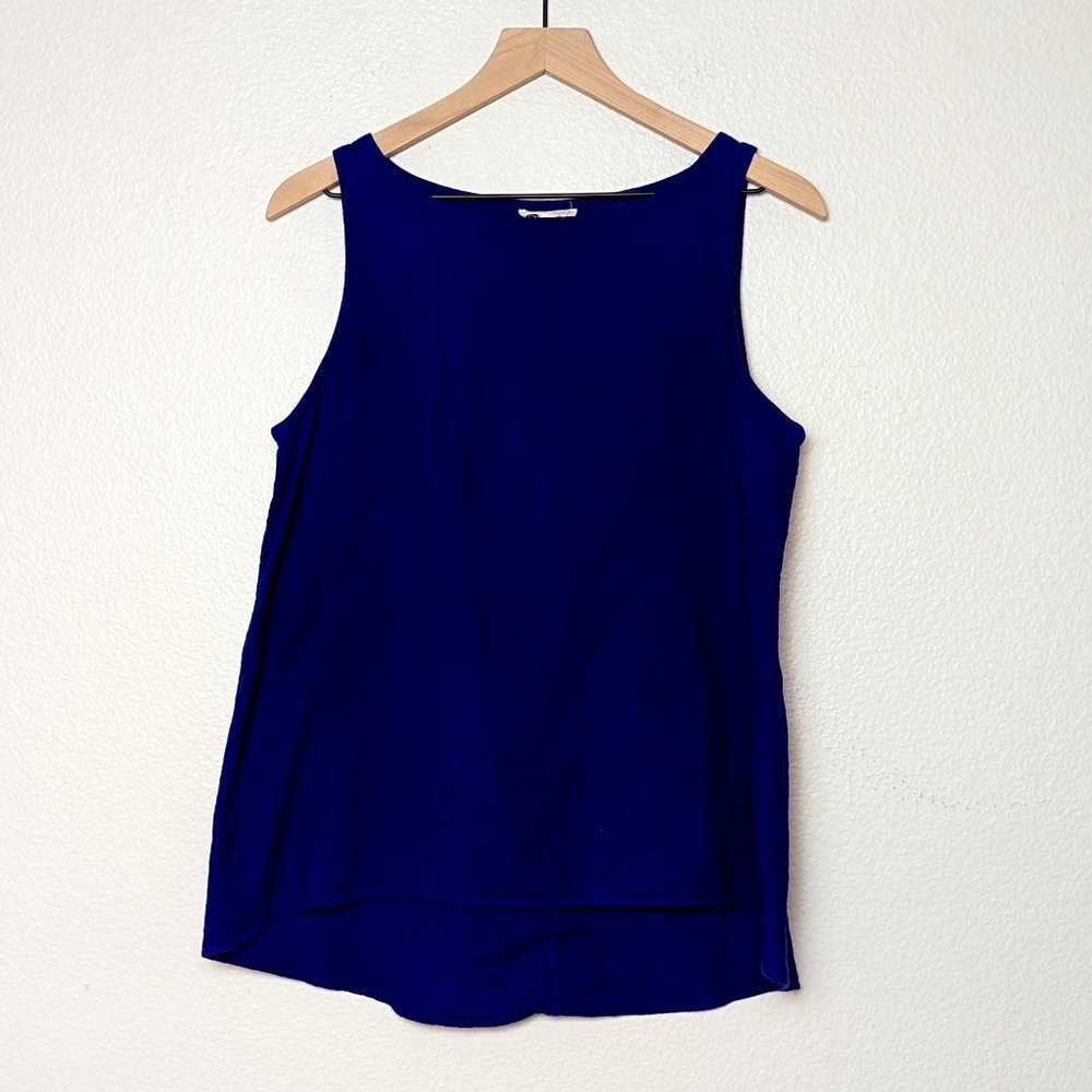 Eileen Fisher Purple  Sleeveless Bouse size small